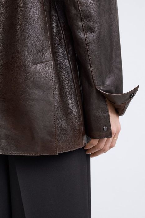 Kurtka skórzana. 100% skóra. Rozmiar XL. Zara.