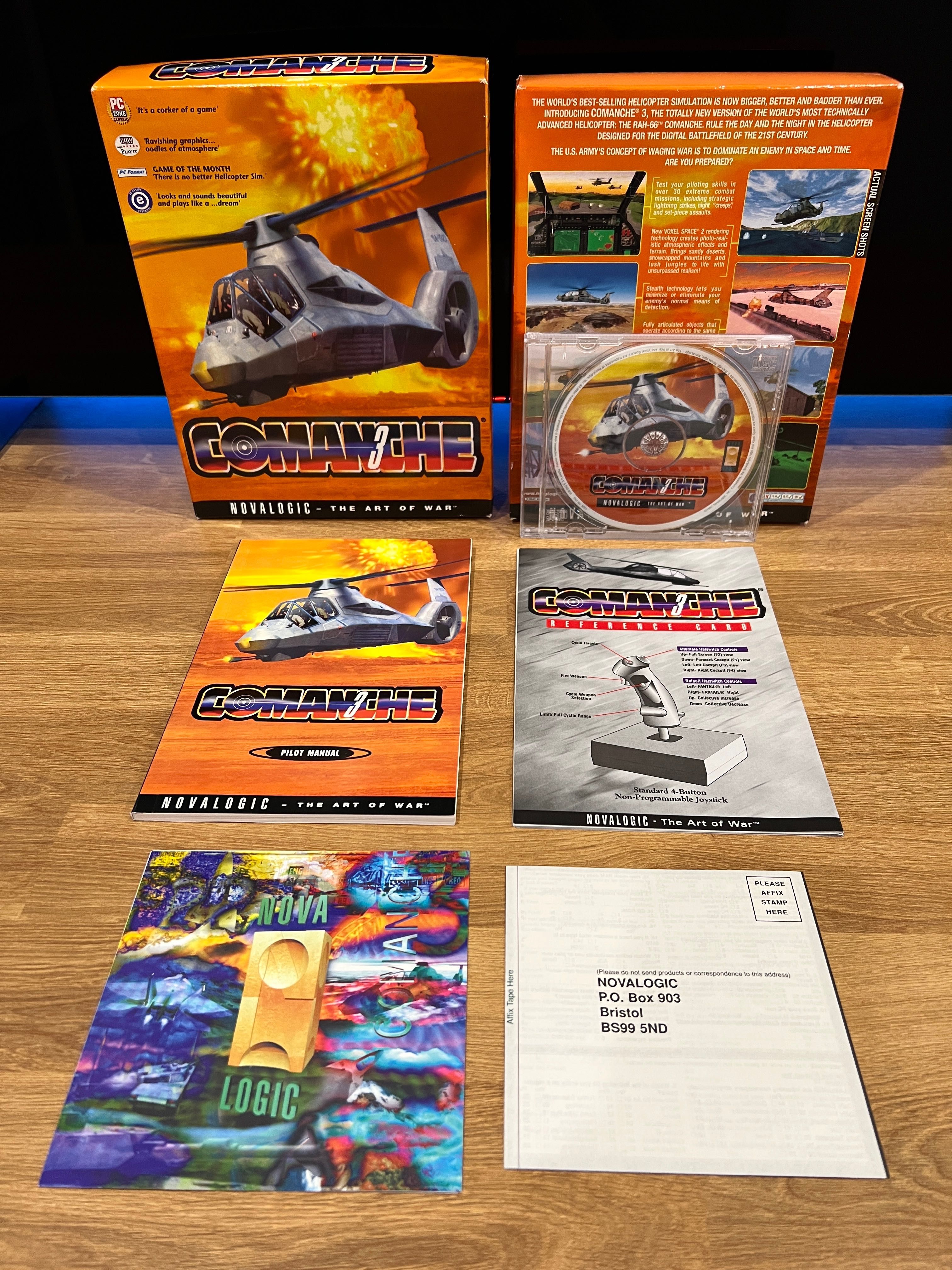 Comanche 3 (PC EN 1997) BIG BOX angielskie premierowe wydanie