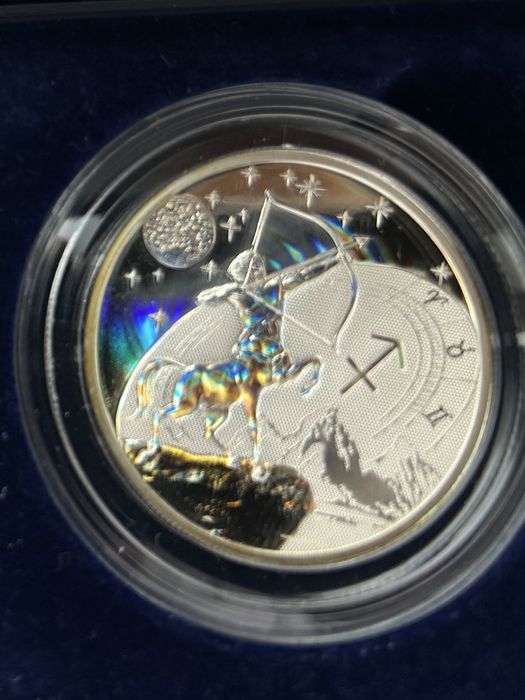 ,,Стрелец,, Камерун Серебро 500 Франков 2010 год