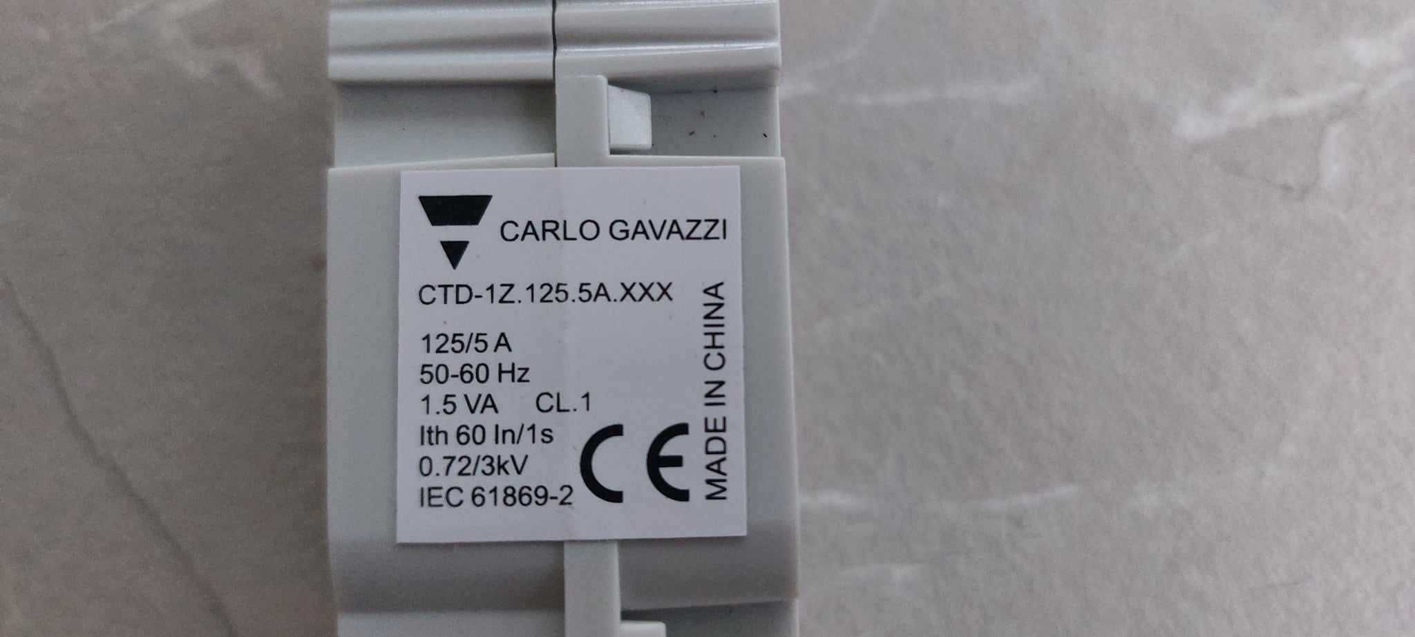 Przekładnik prądowy 125/5A 2,5VA kl.1 na kabel fi22 CTD1Z1255AXXX