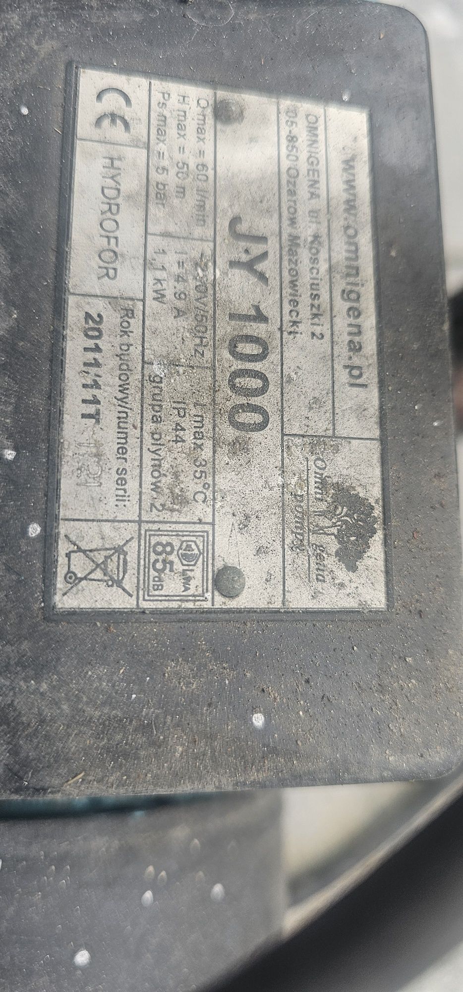 Pompa  ogrodowa hydrofor JY1000