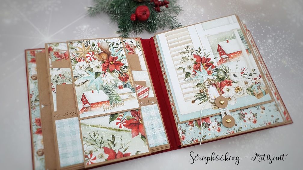 Album na zdjęcia White Christmas, scrapbooking