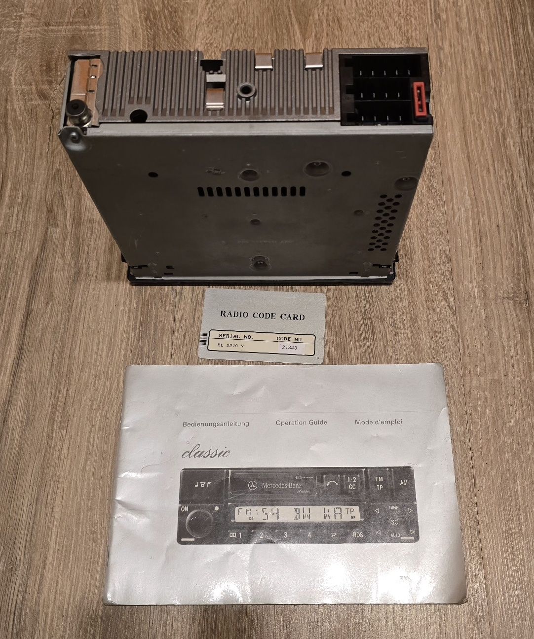 Radio Becker Mercedes w124 w201 w201 w210 w126  R129 SL SEC sel