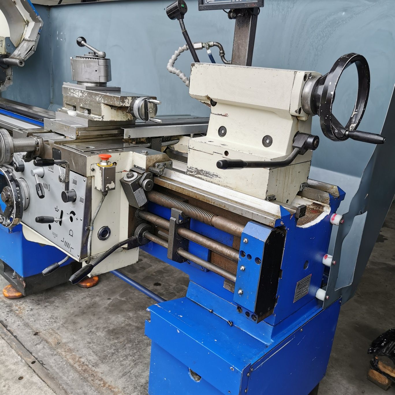 Tokarka TUR 630M x 2000 Remont Odczyt Newall Podtrzymka Okular