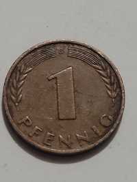 1 pfennig  1950 D