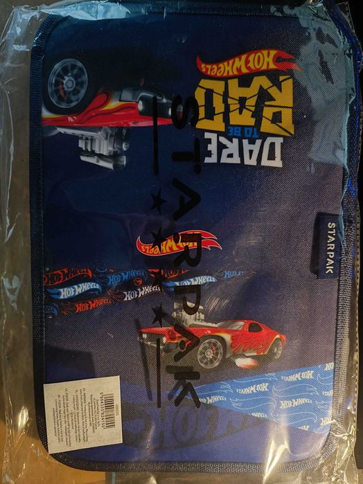 Szkolny piórnik HotWheels