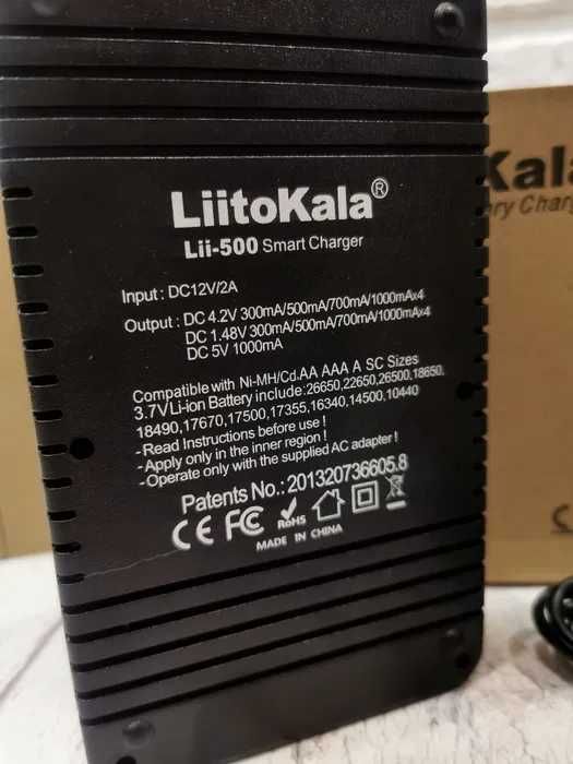 Зарядний пристрій зарядка Litokala lii 500 li-ion Ni-Cd