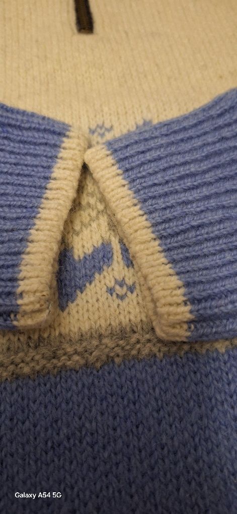 Oryginalny sweter norweski 100% wełna