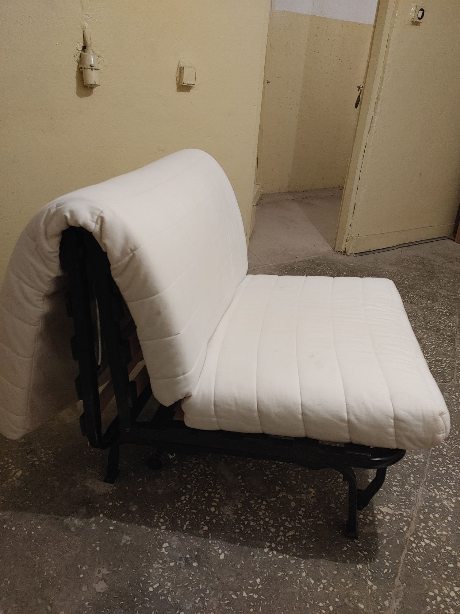 Ikea lycksele lovas fotel rozkładany