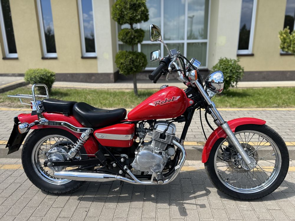 Honda Rebel 125 /Kat B/ Zadbany/ Bezwypadkowy/ RATY virago Intruder