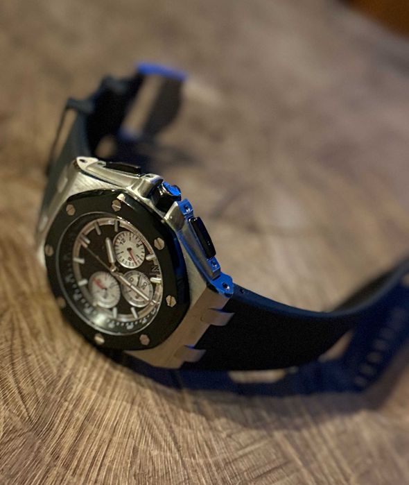 Relógio Suíço Royal King Jules Louis Edward - 42mm - Preto