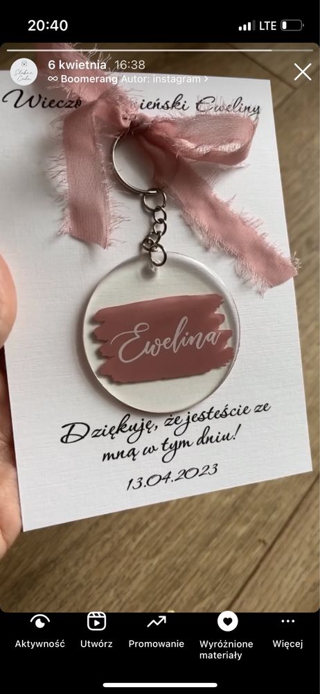 Breloczki do kluczy na wieczór panieński