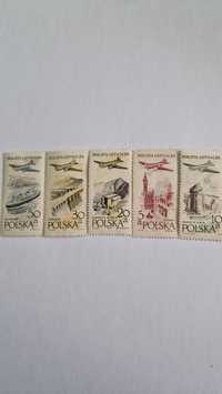 Seria znaczków Poczta Lotnicza 1958