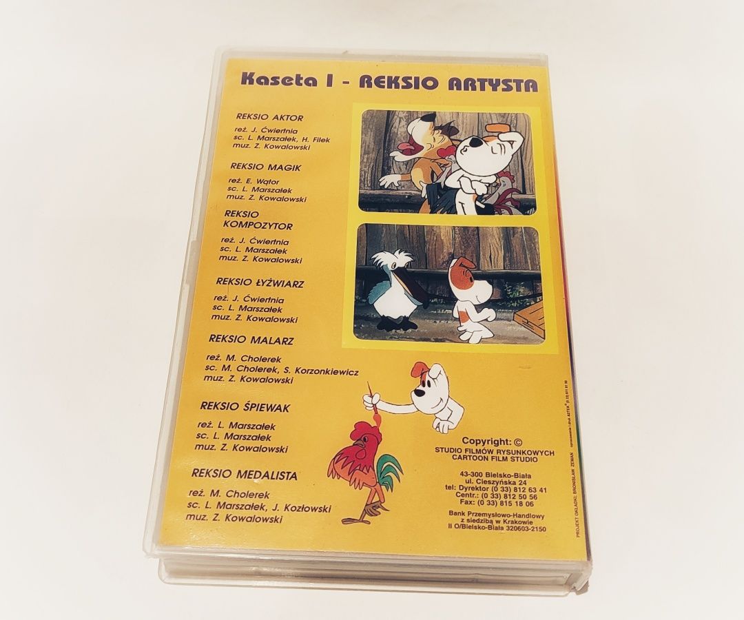 Kaseta VHS Reksio Artysta