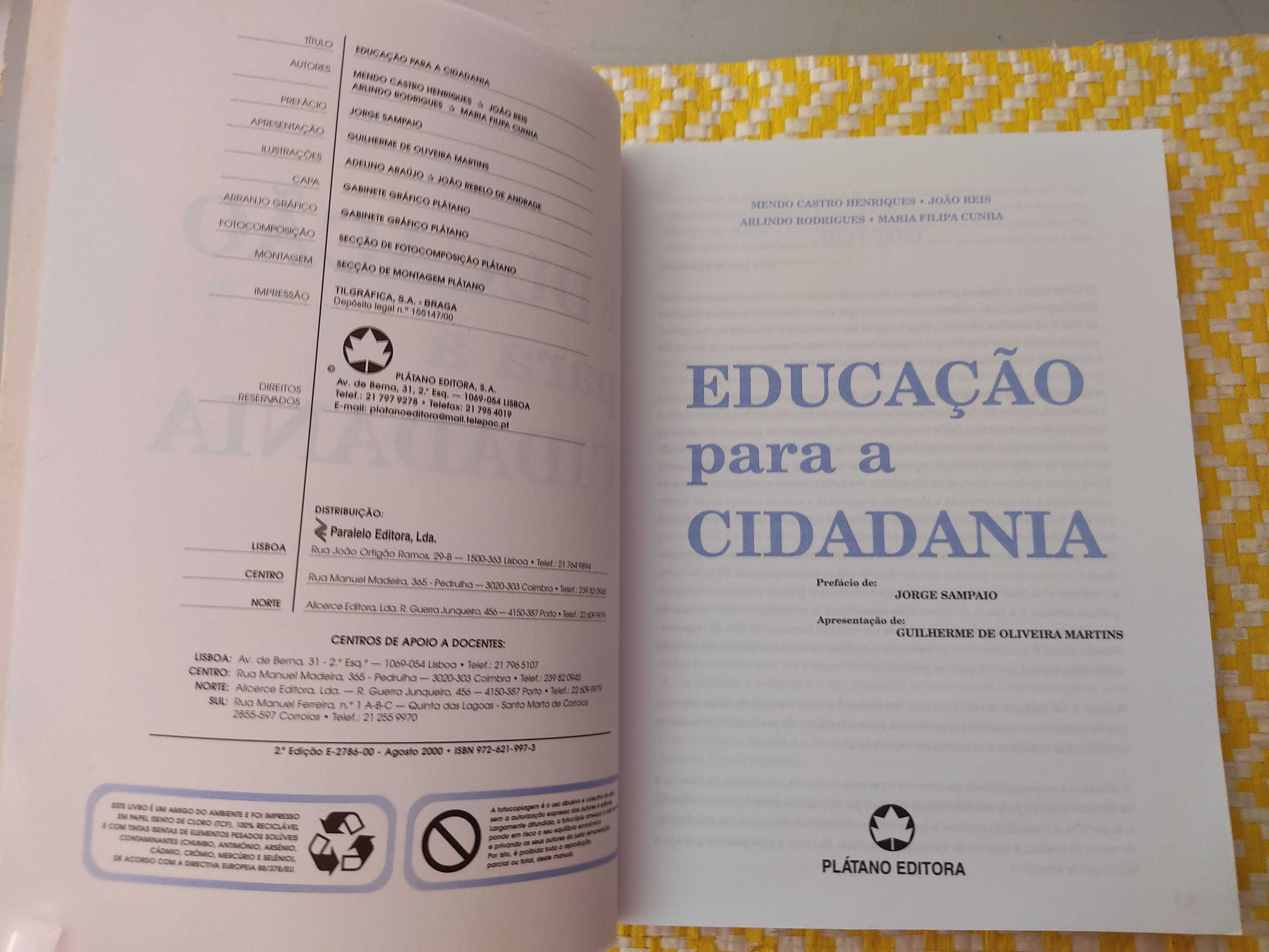 EDUCAÇÃO PARA A CIDADANIA
M Henriques - A Rodrigues - F Cunha - J Reis