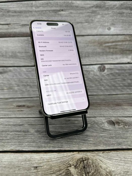 IPhone 14 pro max gold 128gb!!! NEVERLOCK!! Батарея 97%