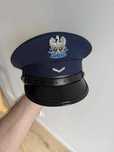 Czapka gabardynowa Policja nowy wzór z otokiem sierżanta
