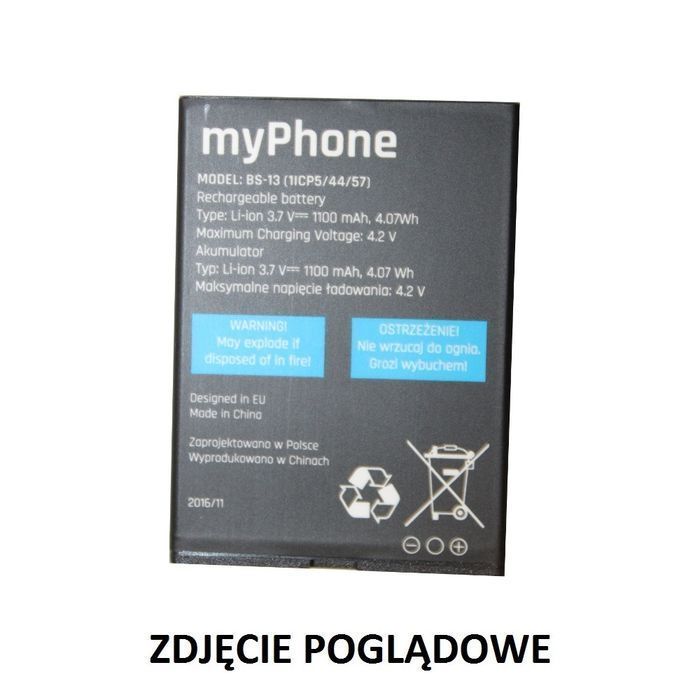 Bateria Do Myphone Classic / Classic+ 1100Mah