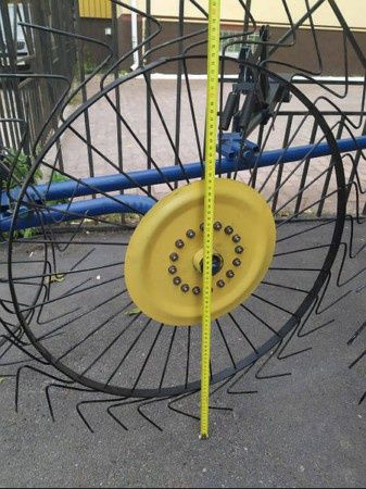 Грабли Солнышко для мотоблоков Высота колес 90 см