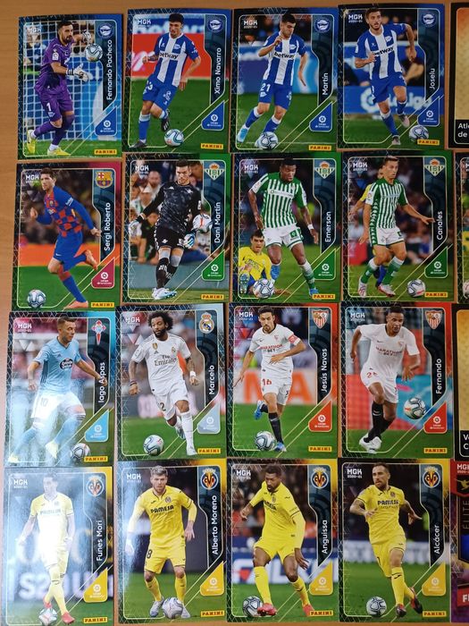 Lote de cartas da Liga Espanhola 2020/21