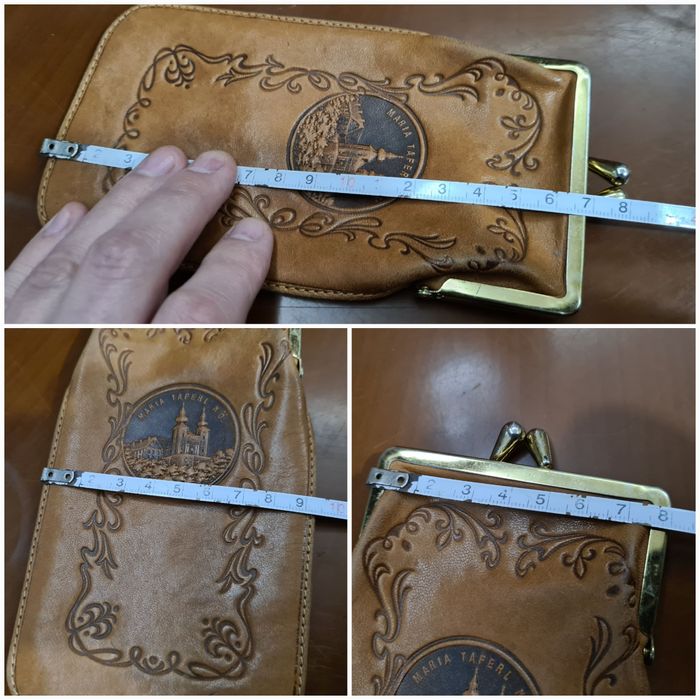 Винтажный Кожаный Кошелёк в Старинном Стиле Австрия