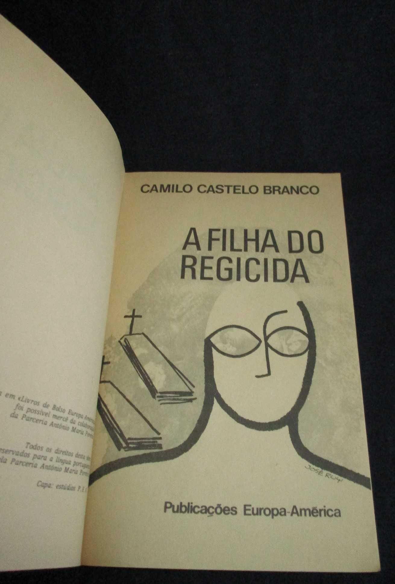 Livro A Filha do Regicida Camilo Castelo Branco Bolso Europa-América