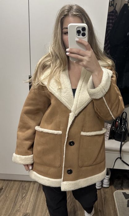 Стильна дубленка Zara