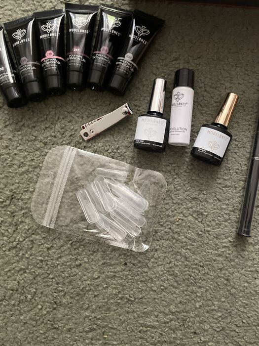 Modelines poly nail zestaw do przedłużania paznokci 1809