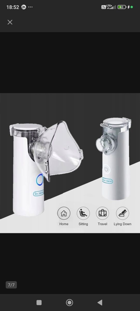 Przenośny mały nowy siateczny inhalator