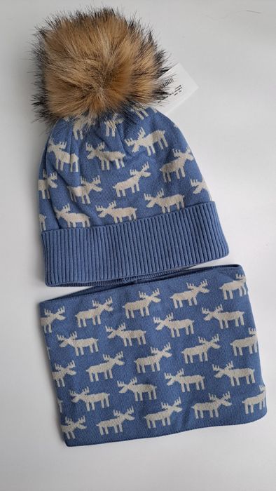 Зимова шапка і хомут 50-52см