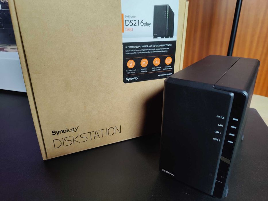 Synology DS216play - NAS 2 baías
