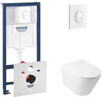 Інсталяція GROHE Rapid SL 38722001 + унітаз QTAP Swan