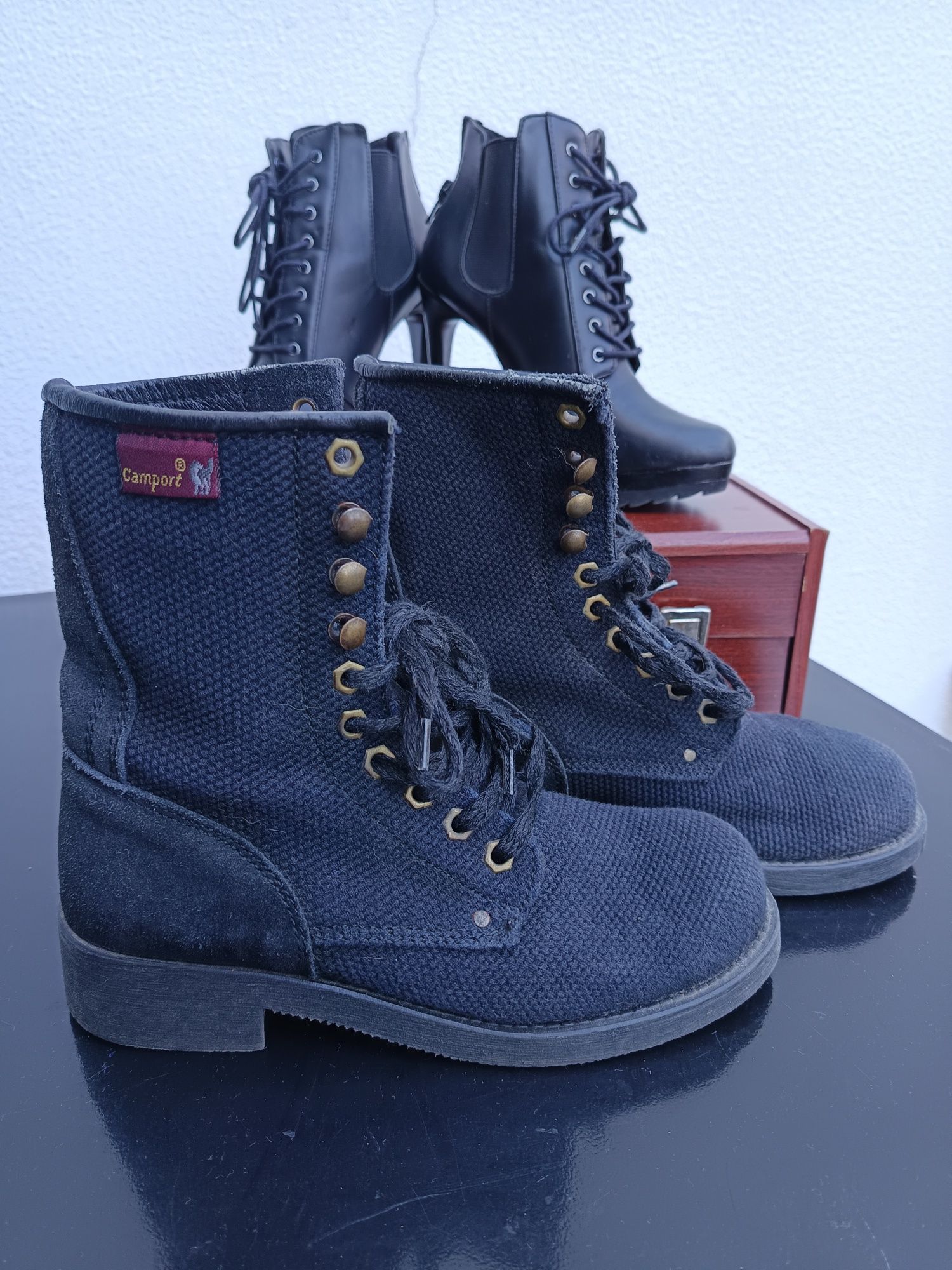 Várias botas 37/38