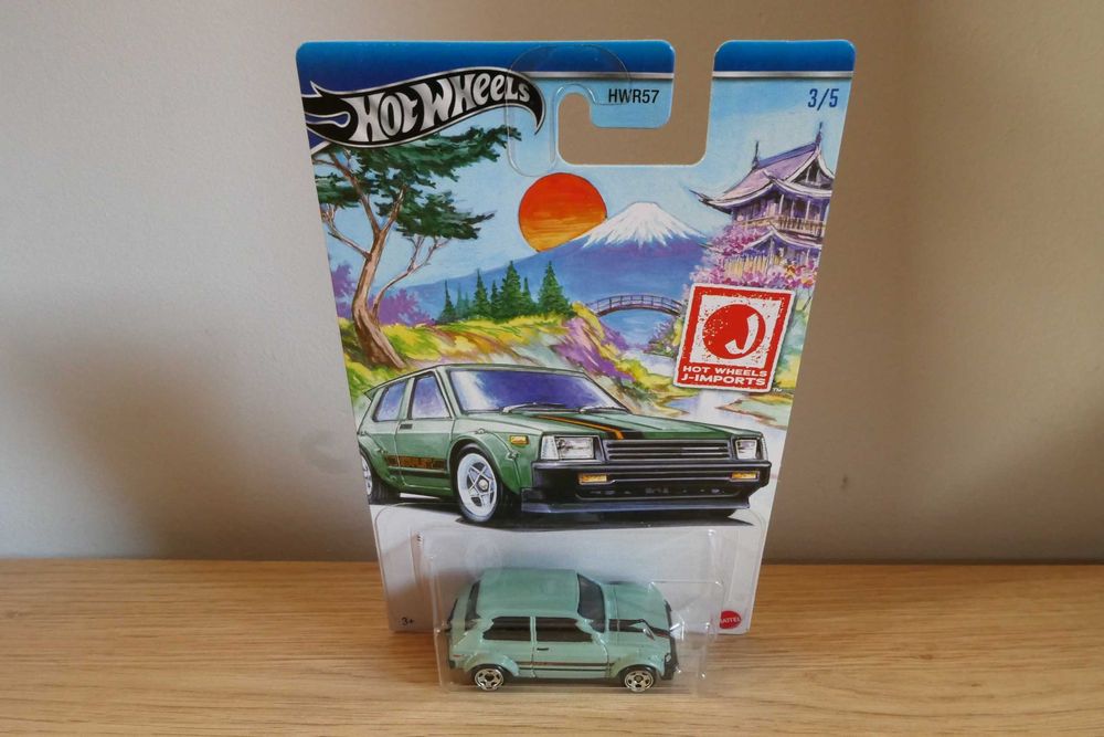 '81 Toyota Starlet KP61 - Hot Wheels J-Imports