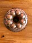 Forma de bolo em cobre
