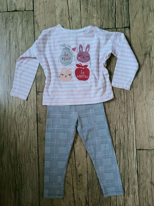 Zestaw komplet ubrań dla dziewczynki 98 terranova cool club