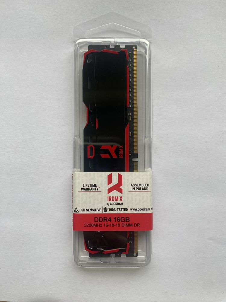 Pamięć GoodRam IRDM X, DDR4, 16GB, 3200MT/s, CL16