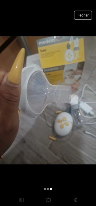 Bomba tira leite eléctrica solo medela