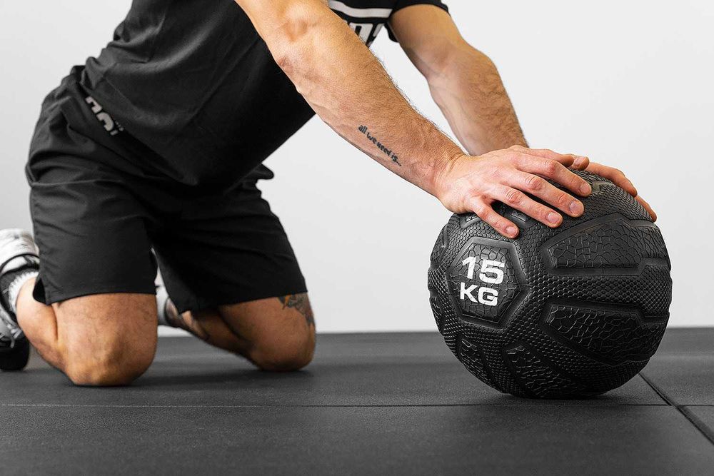 Piłka lekarska gumowa Heavy Duty Xenios USA 25 kg