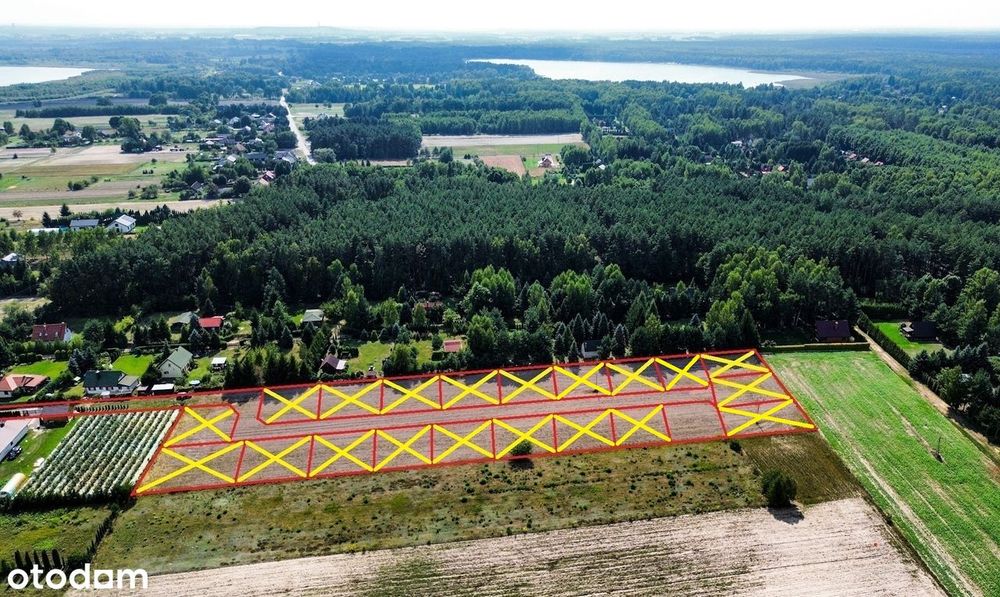 Działki w pobliżu jeziora Piaseczno