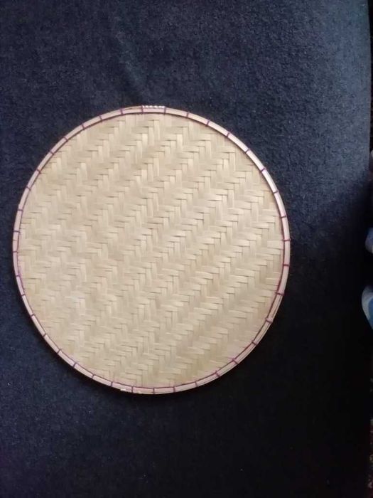 Podkładka - taca bambusowa, okrągła