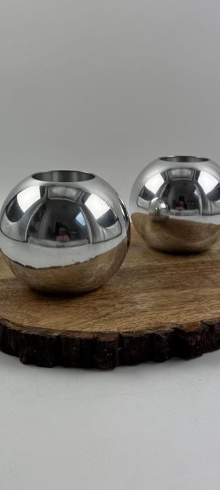 Świeczniki komplet vintage old-school IKEA NASSJO