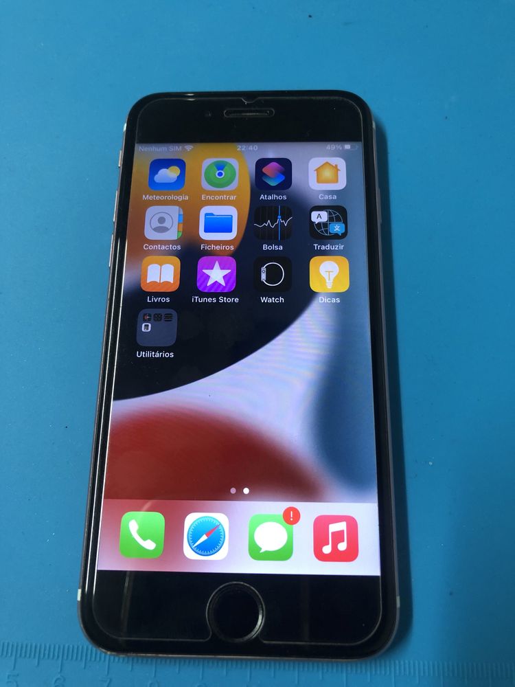 Iphone 6s 128 gb cor de rosa parte traseira