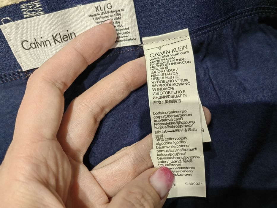 Majtki męskie calvin klein L granatowe slipy męskie