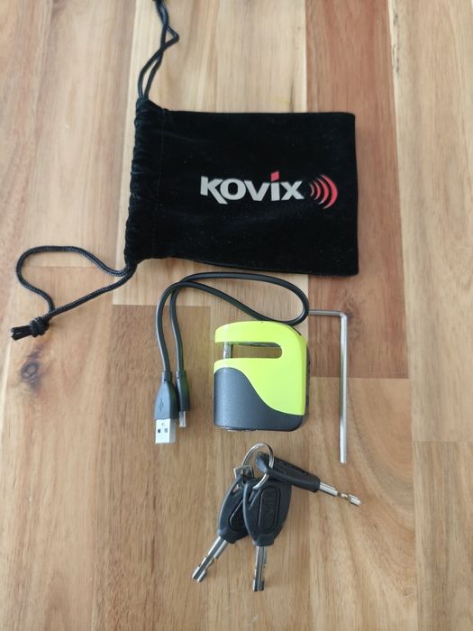 Cadeado de disco com alarme KOVIX