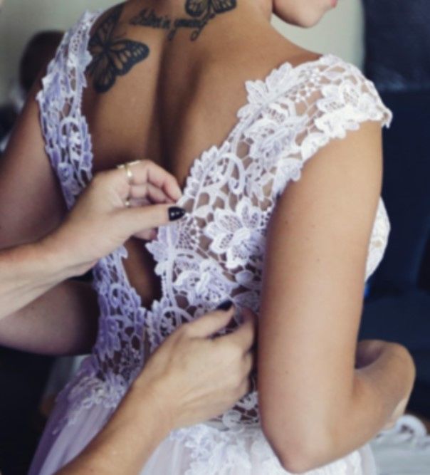 Piękna suknia ślubna