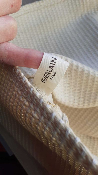 Saco beje Guerlain com pegas novo