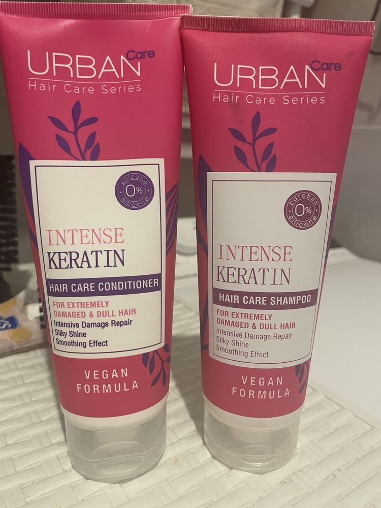 Urban Care Intense keratin Zestaw szampon i odżywka