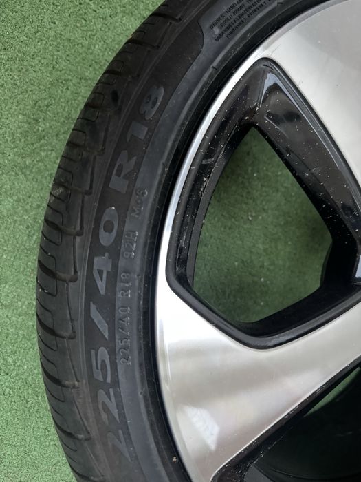 Диск з резиною R18, 1шт , VW Golf, 5*112, ORIG.