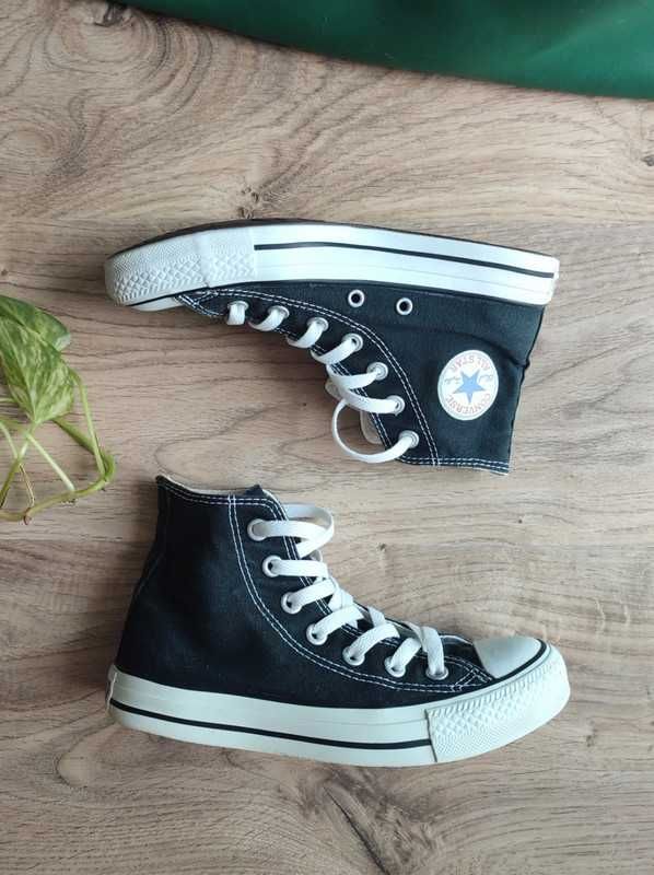 Trampki Converse wysokie Conversy 36 czarne